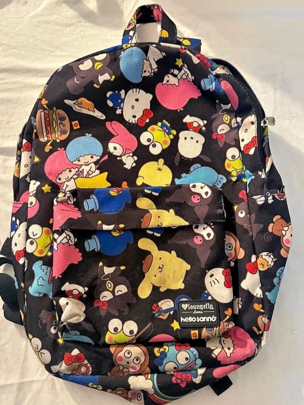 Loungefly Hello Sanrio All Over Print Nylon Backpack Multicolor